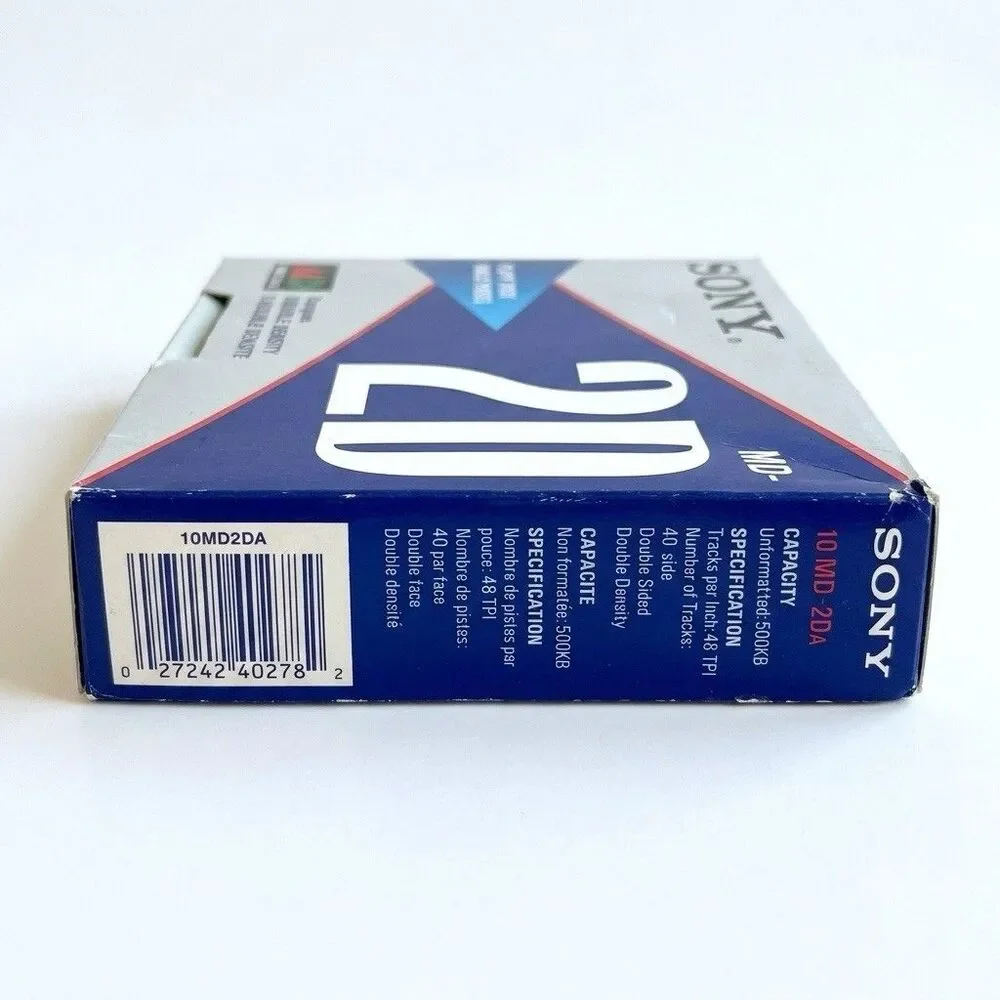 3m And Sony Vintage floppy discs Double sided Double Density